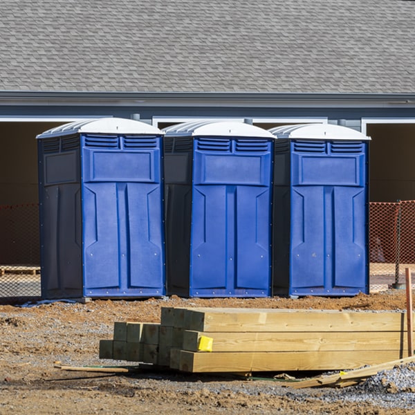 are there any restrictions on what items can be disposed of in the porta potties in Mount Joy Pennsylvania